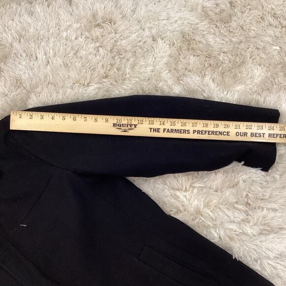 Calvin Klein Mens Jacket Coat Wool Blend Black Medium Minimalist Classic Fall - Picture 11 of 12